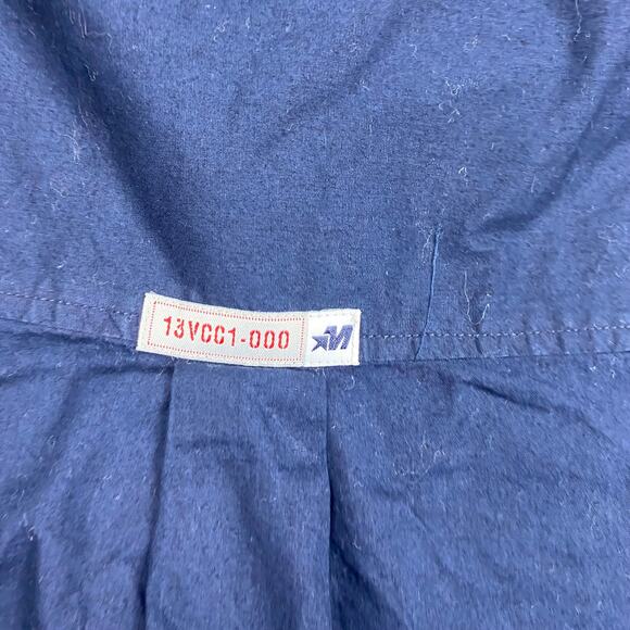 mecca Shirt Mens XL Button Up vintage Long Sleeve color block pocket - Picture 7 of 11